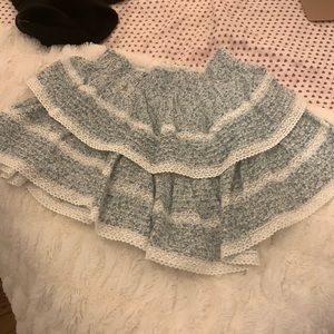 Aerie Preppy Flower Skirt